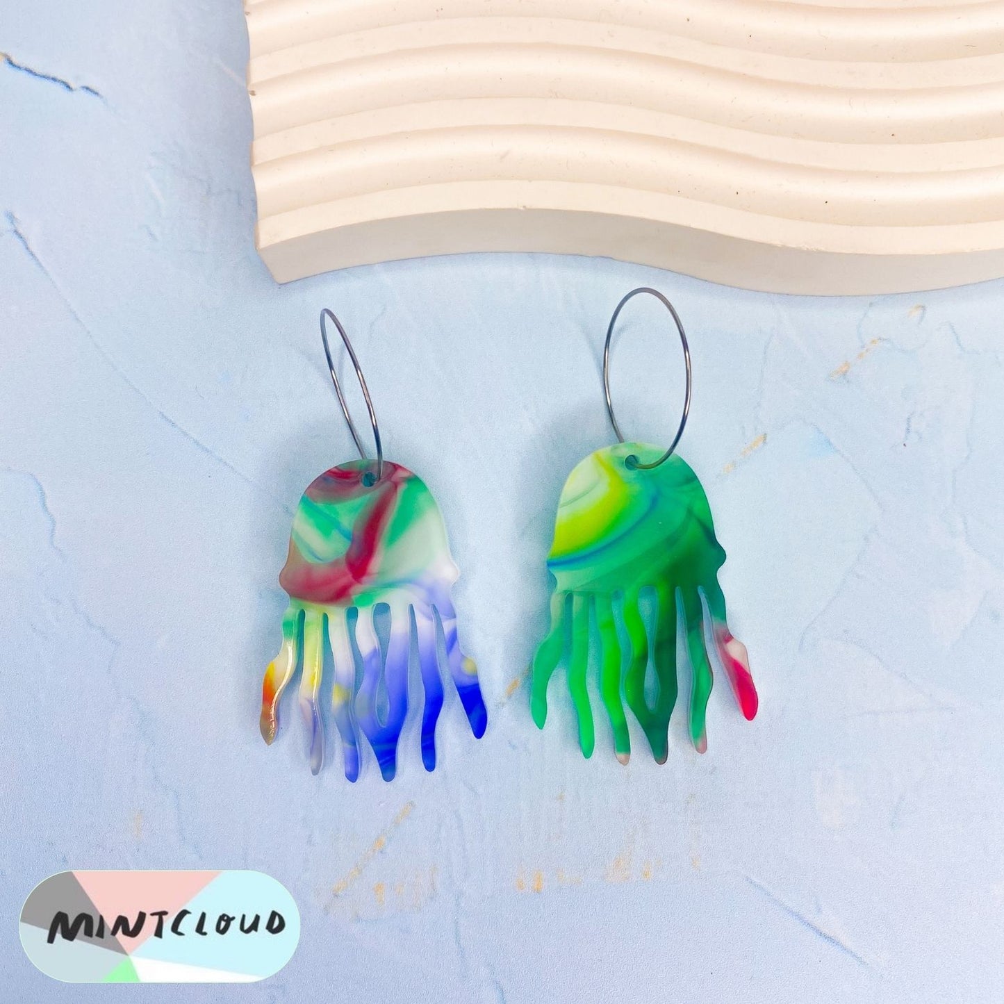 Jellyfish Dangles - Various Colours