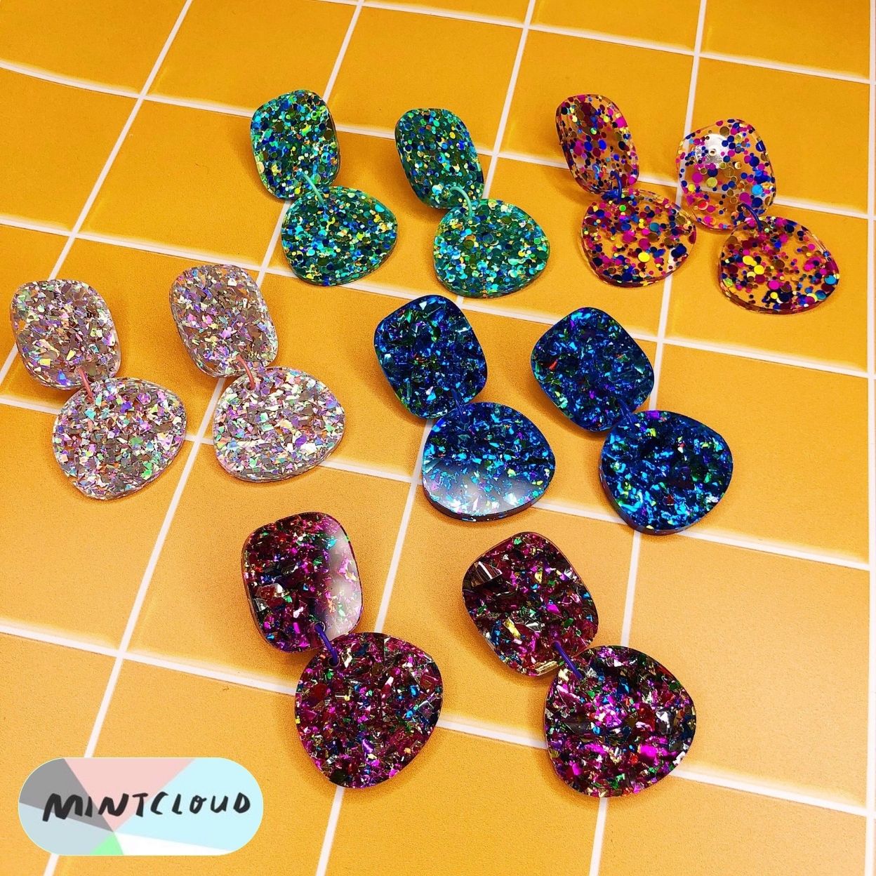 Rock Drops Dangles - Various Colours