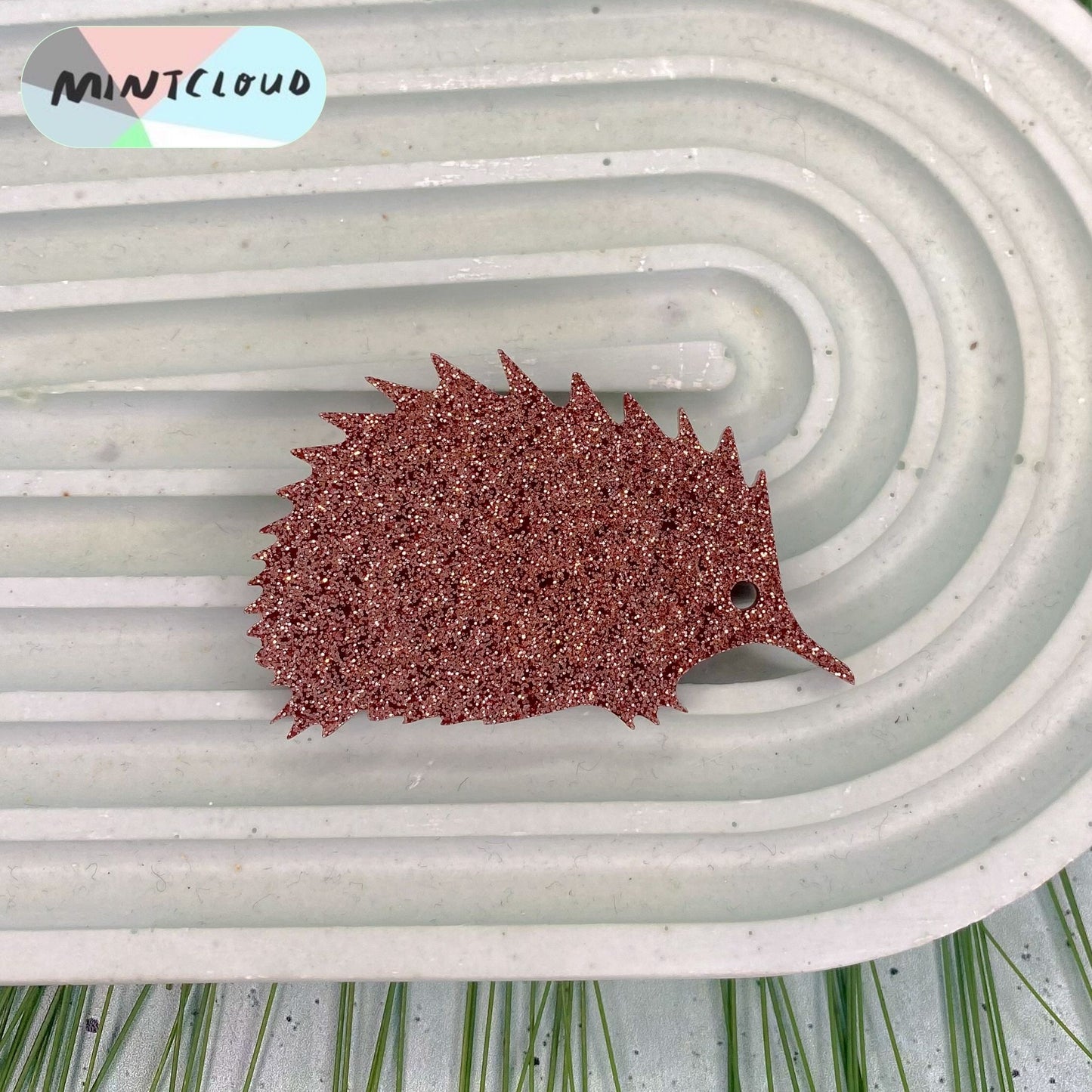Echidna Brooch - Various Colours From Mintcloud Studio, an online jewellery store based in Adelaide South Australia