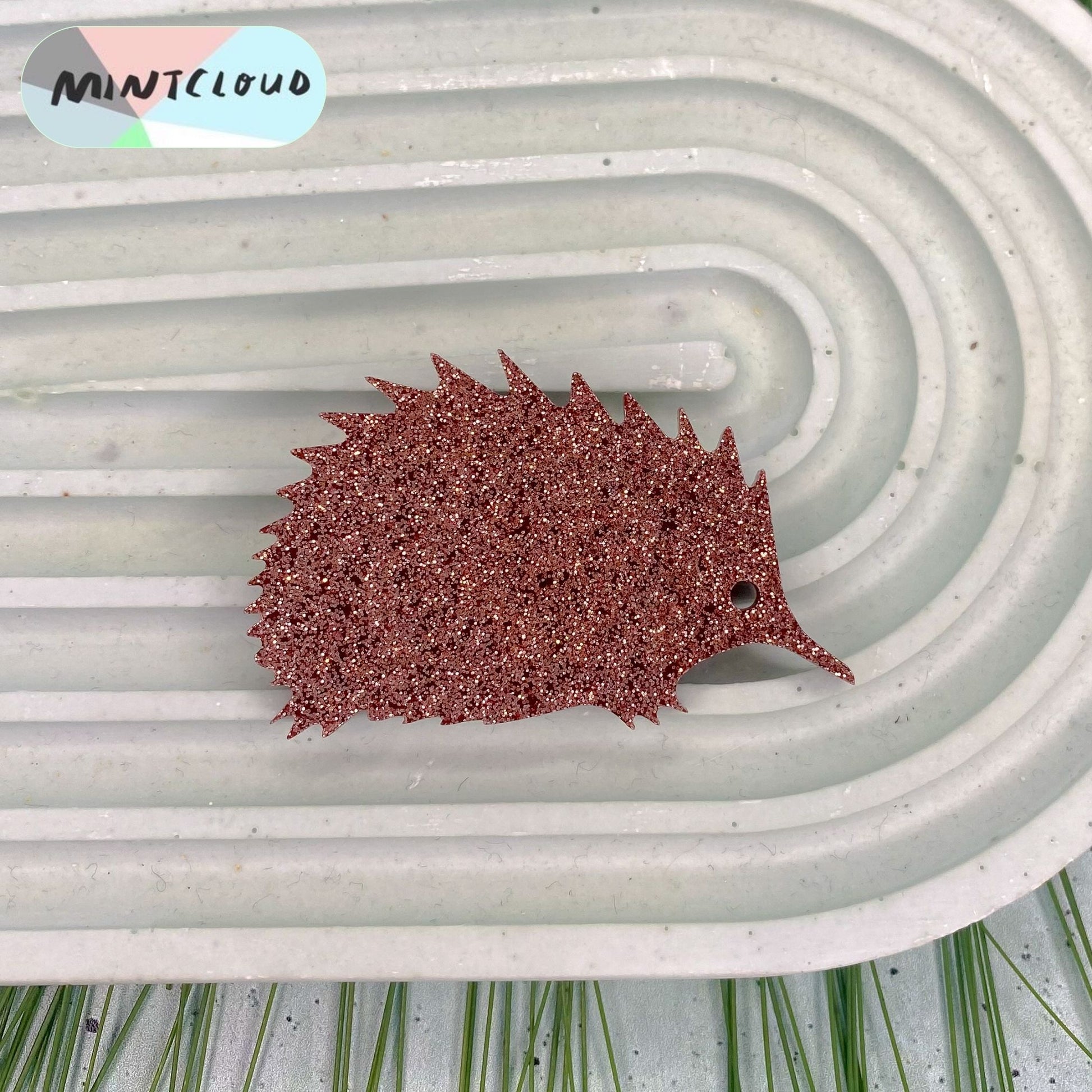 Echidna Brooch - Various Colours From Mintcloud Studio, an online jewellery store based in Adelaide South Australia