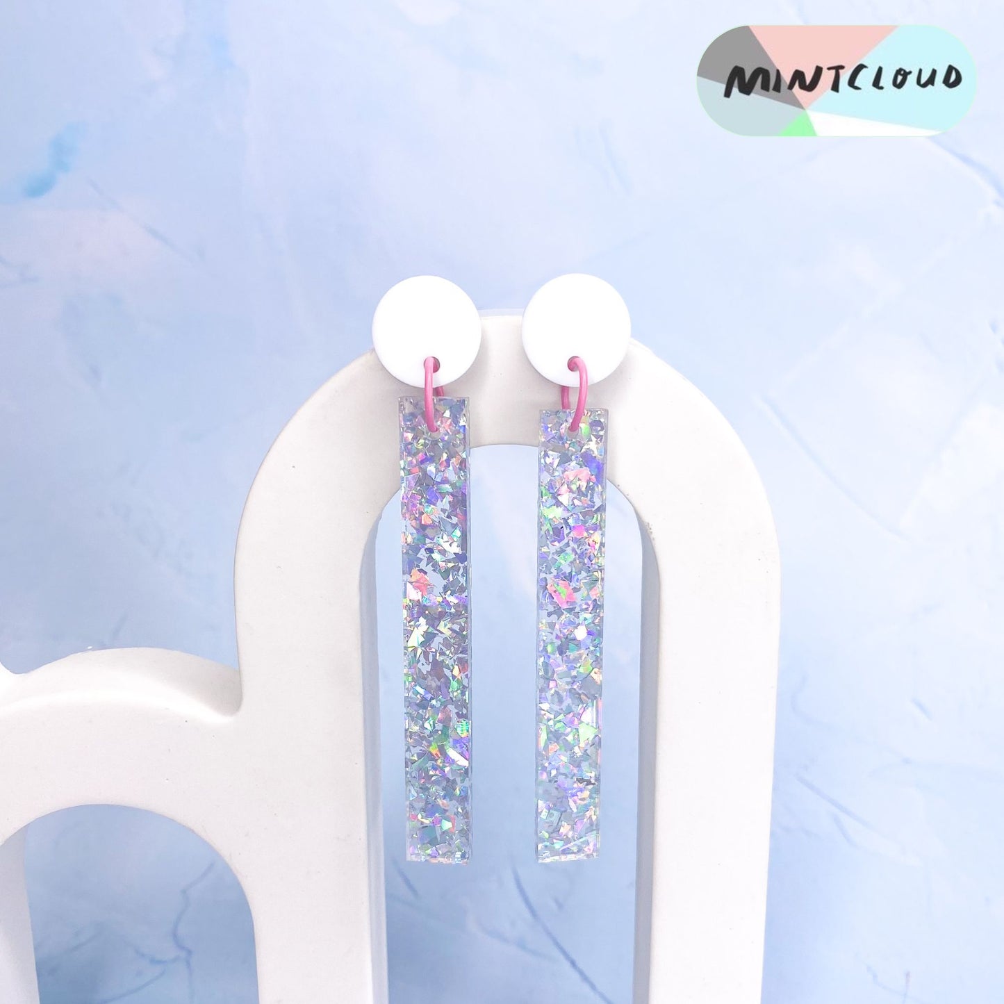 Confetti Sticks Dangles - Various Colours From Mintcloud Studio, an online jewellery store based in Adelaide South Australia