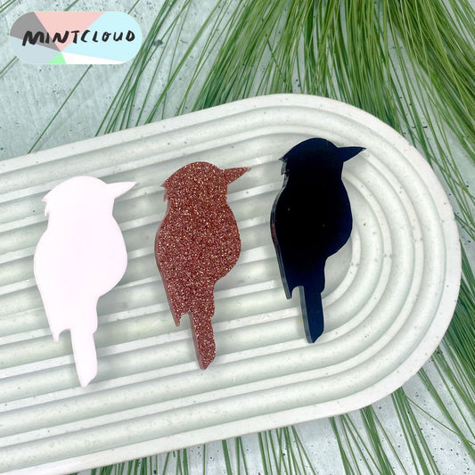 Kookaburra Brooch - Various Colours From Mintcloud Studio, an online jewellery store based in Adelaide South Australia