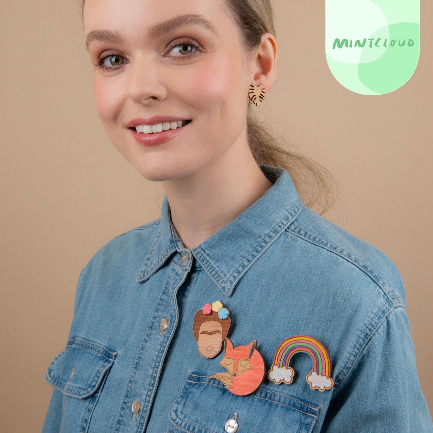 Sleeping Fox Brooch - Various Sizes