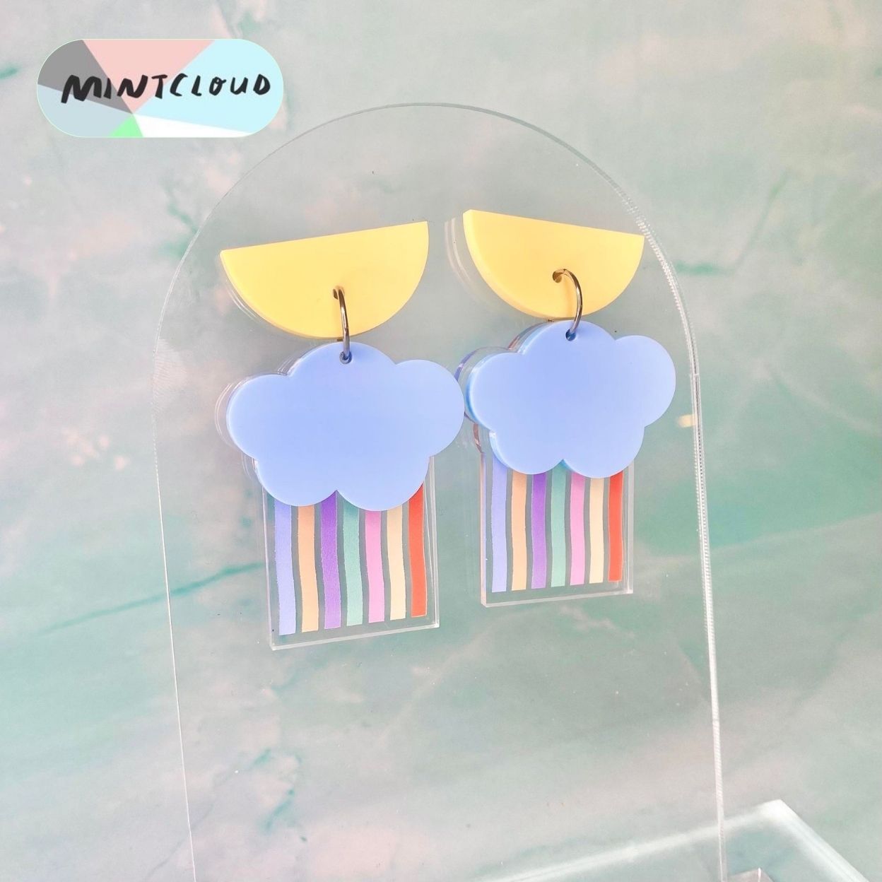 Rainbow Rain Dangles