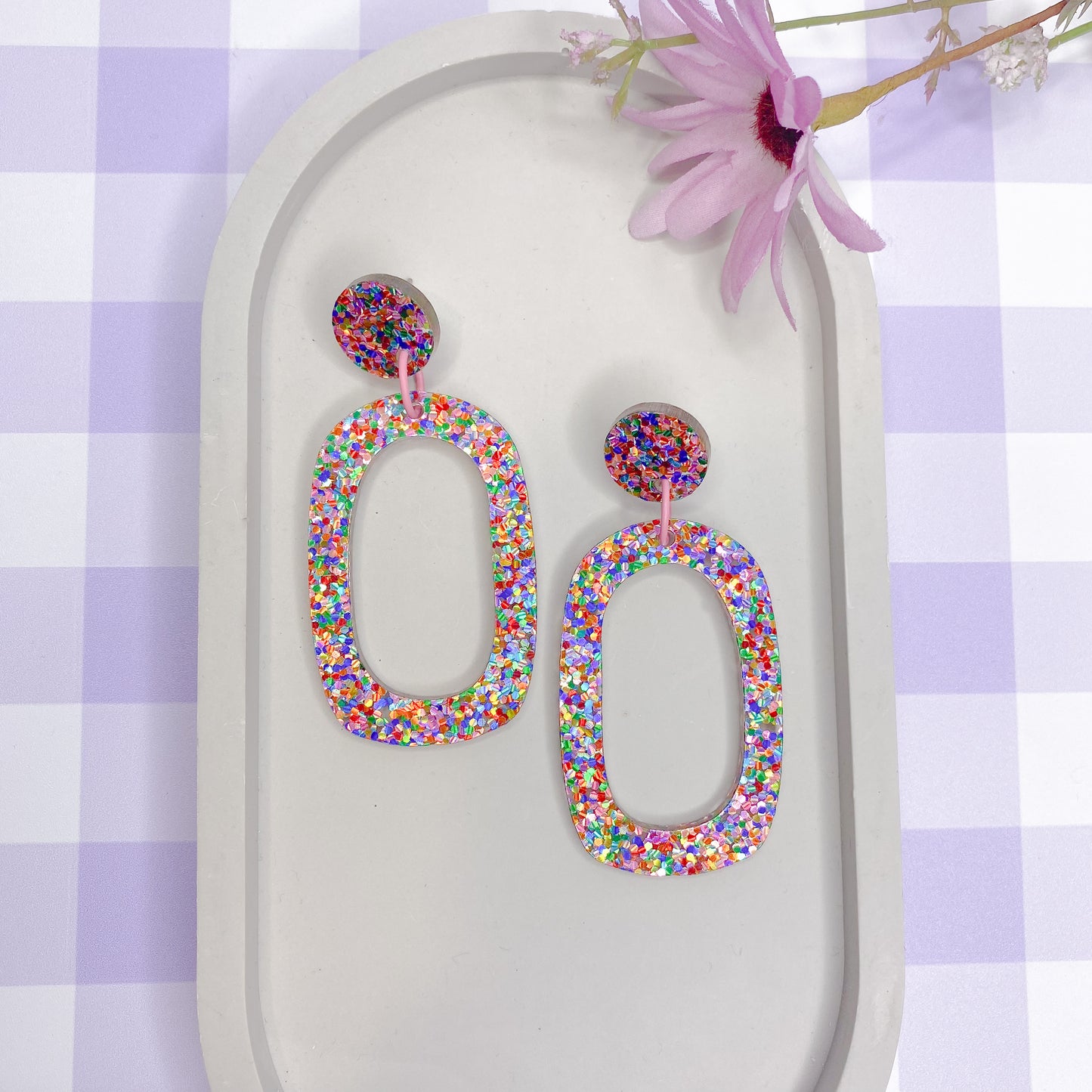 Glitter Party Dangles