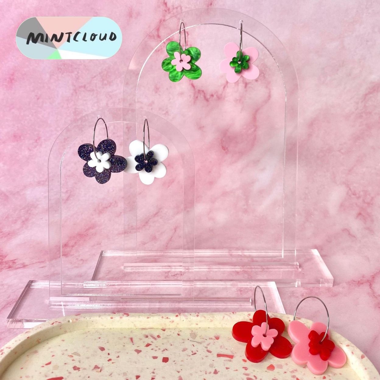 Twilight Daisies Dangles - Various Colours