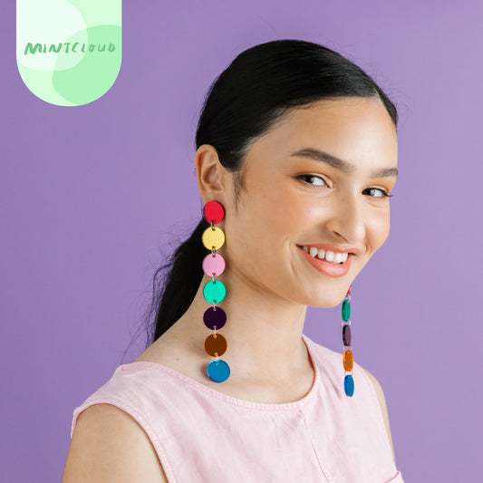 Rainbow Drops Dangles
