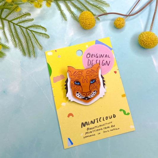 Mighty Tiger Brooch