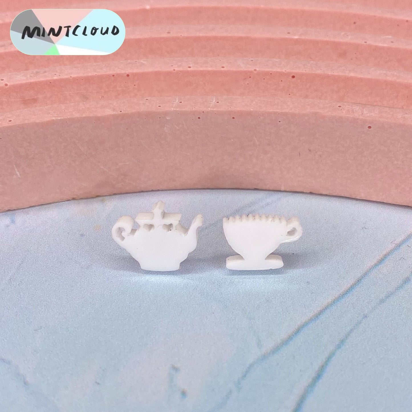Teapot & Teacup Studs - Various Colours