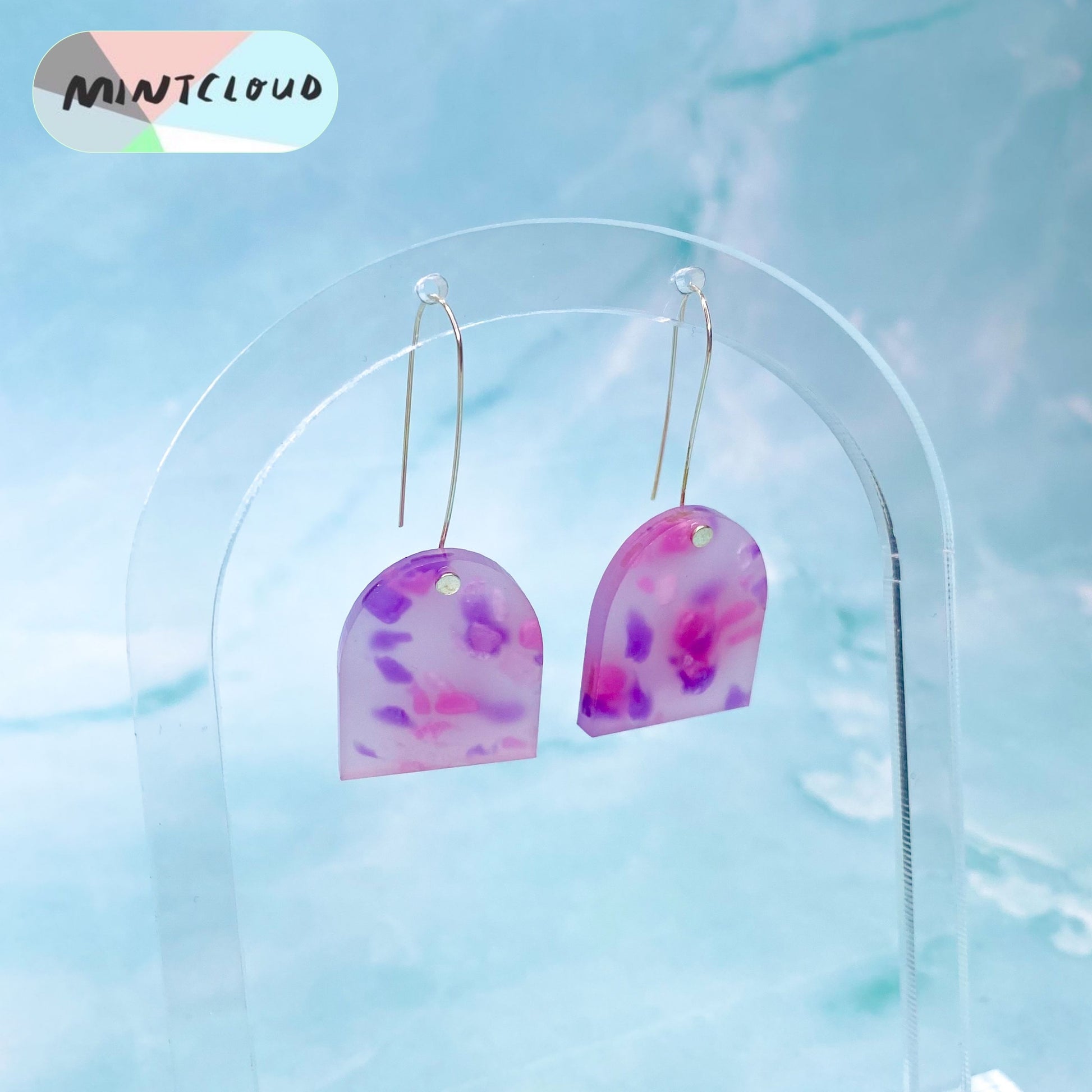 Hygge Drop Dangles - Various Colours From Mintcloud Studio, an online jewellery store based in Adelaide South Australia