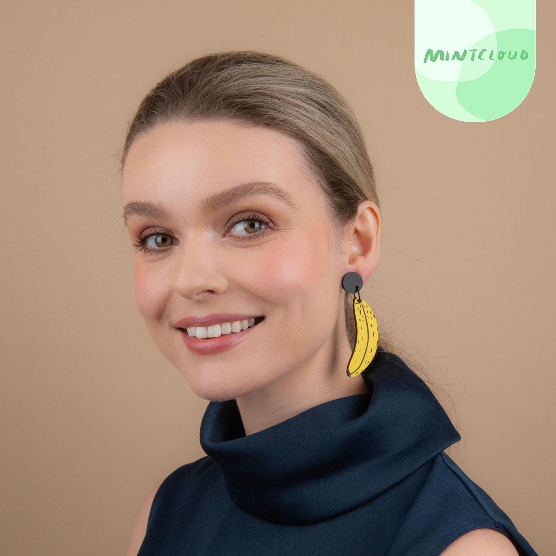 Cool Banana's Dangles From Mintcloud Studio, an online jewellery store based in Adelaide South Australia
