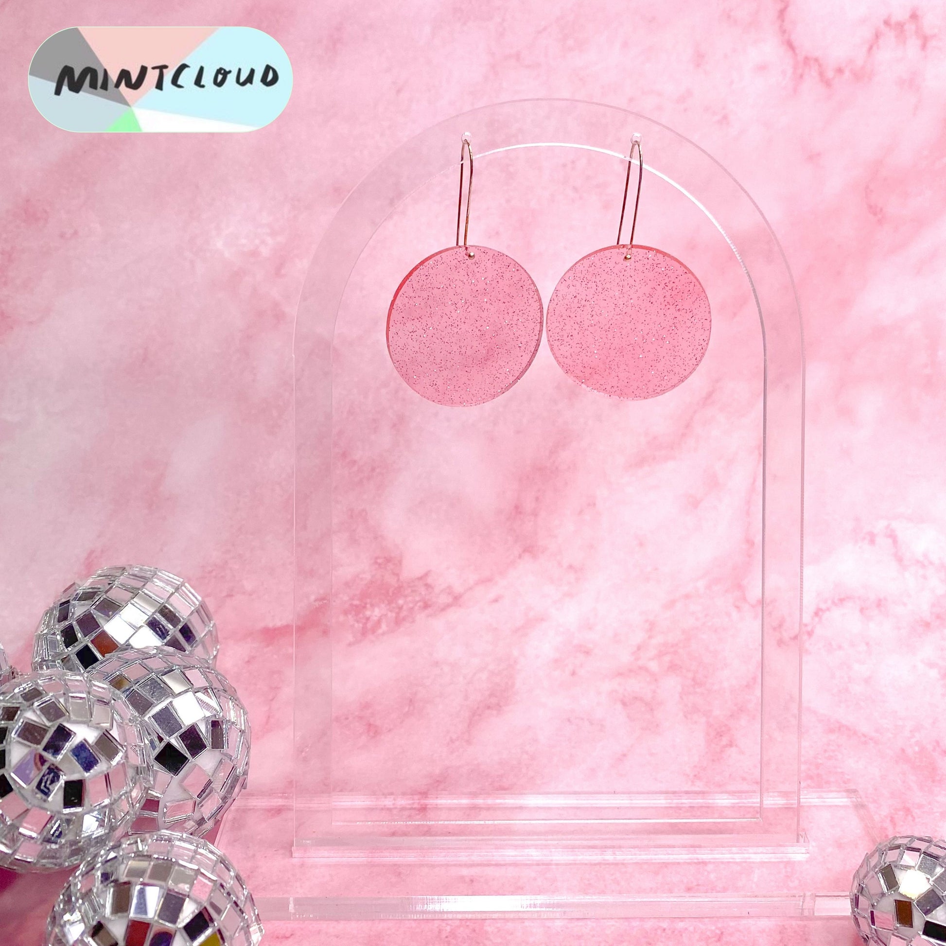 Disco Dot Dangles - Various Colours From Mintcloud Studio, an online jewellery store based in Adelaide South Australia