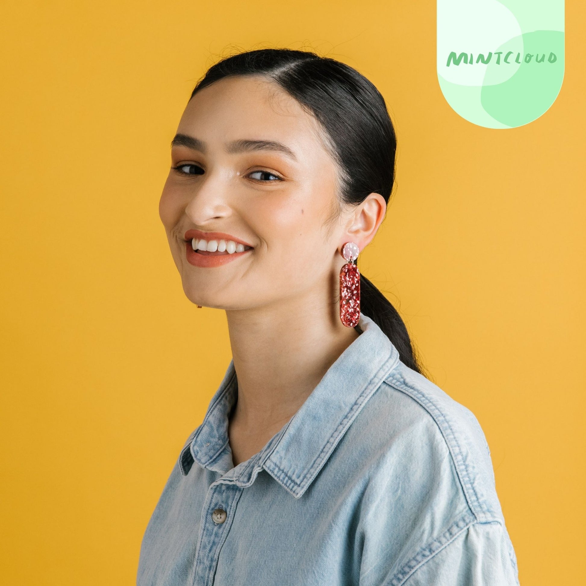 Capsule Dangles - Various Colours From Mintcloud Studio, an online jewellery store based in Adelaide South Australia