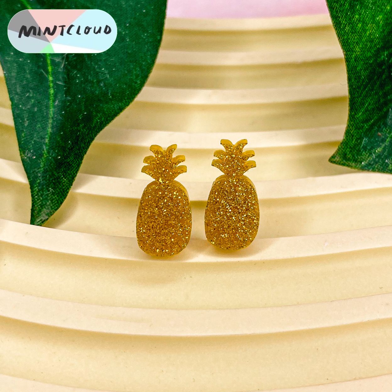 Pineapple Studs - Various Colours