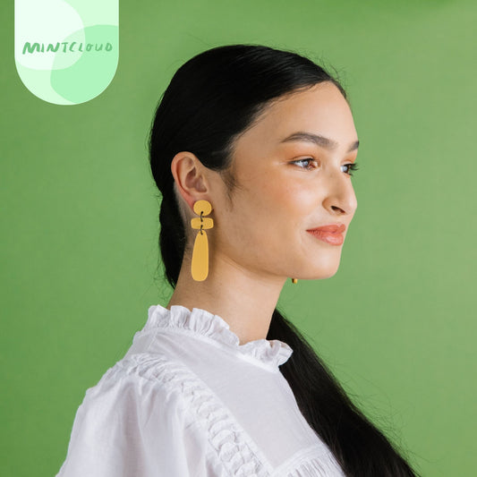 Matte Shapes Dangles - Various Colours