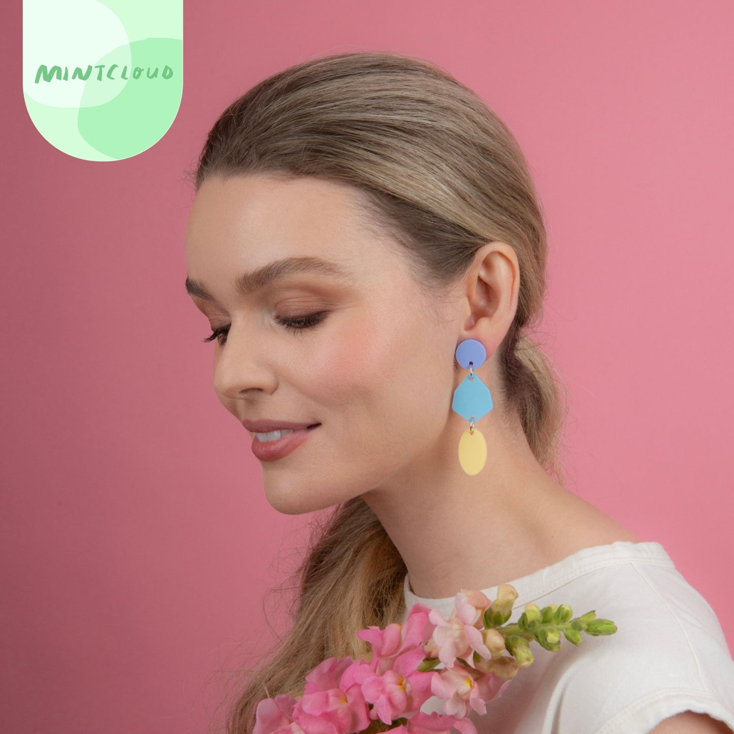 Pool Party Ovals Dangles - Various Colours