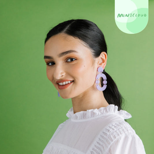 Double Trouble Holes Dangles - Various Colours From Mintcloud Studio, an online jewellery store based in Adelaide South Australia