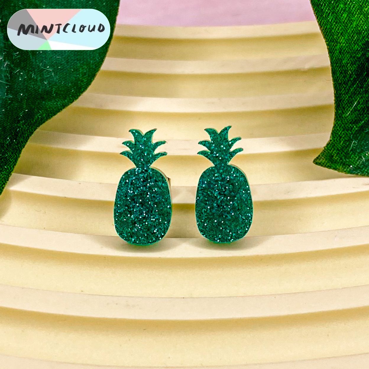 Pineapple Studs - Various Colours