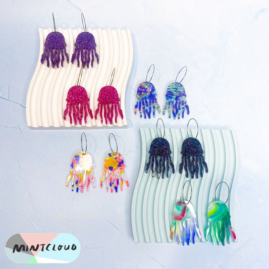 Jellyfish Dangles - Various Colours