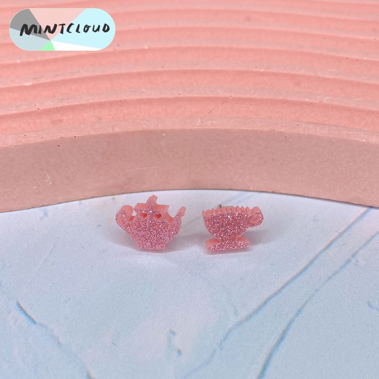 Teapot & Teacup Studs - Various Colours