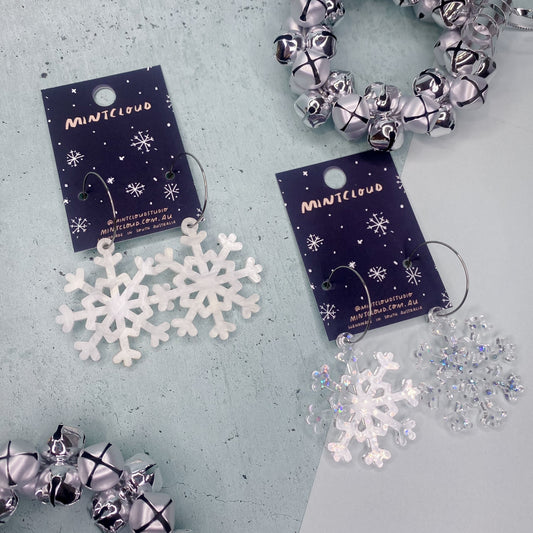 Christmas Earrings - Snowflake