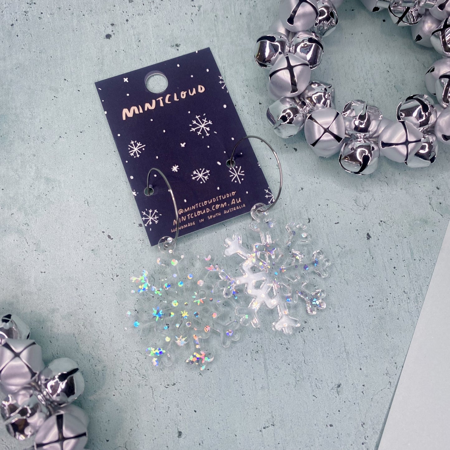 Christmas Earrings - Snowflake