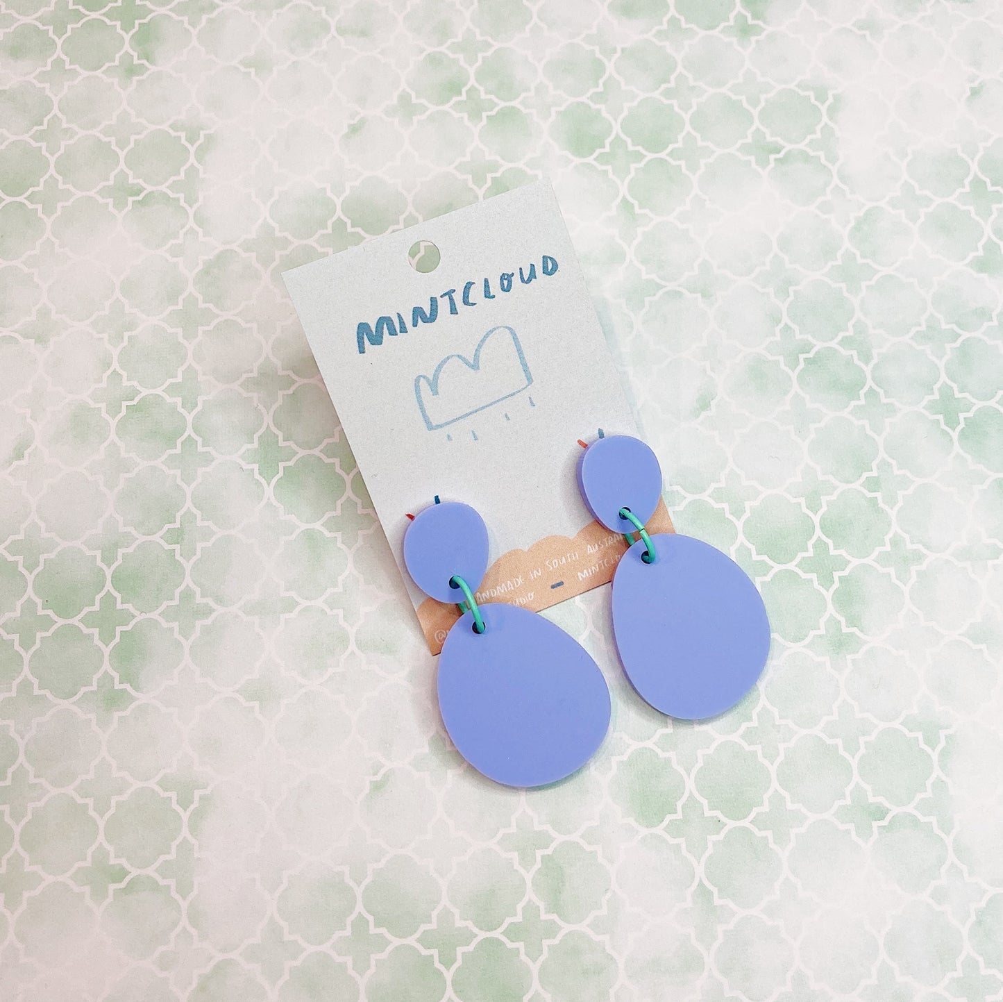 Pastel Droplets Dangles - Various Colours