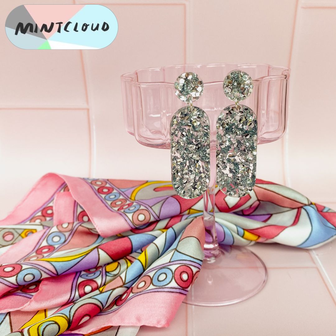 Capsule Dangles - Various Colours From Mintcloud Studio, an online jewellery store based in Adelaide South Australia