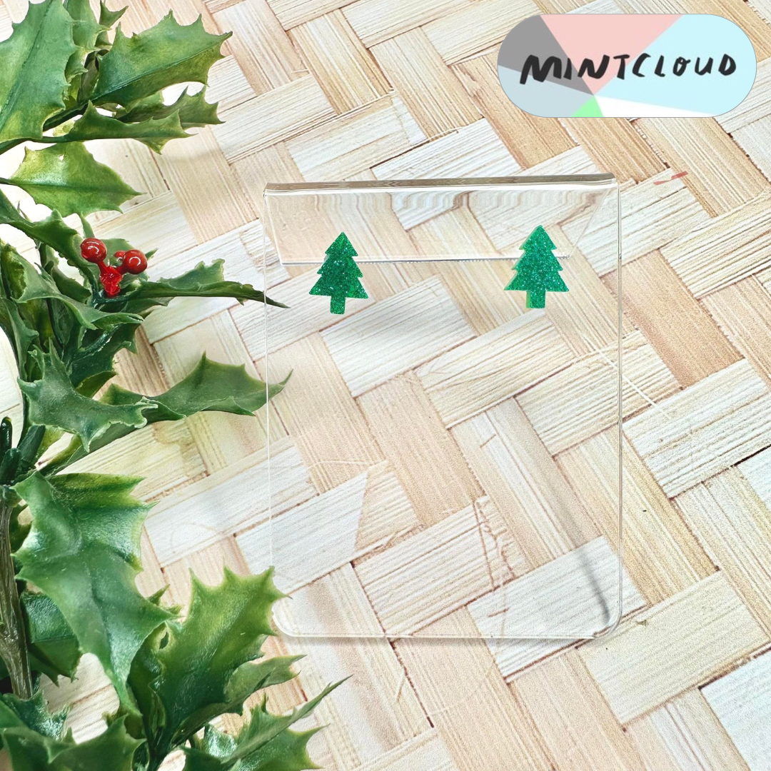 Christmas Earrings - Christmas Tree Studs