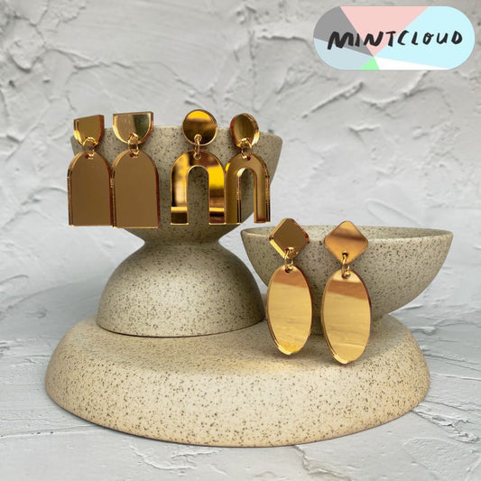 Bento Gold - Various Designs From Mintcloud Studio, an online jewellery store based in Adelaide South Australia