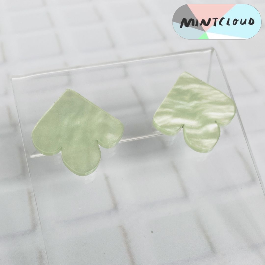 Floral Stud - Various Colours From Mintcloud Studio, an online jewellery store based in Adelaide South Australia