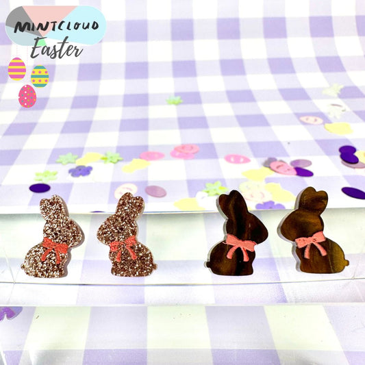 Easter Collection - Choc Bunny Studs