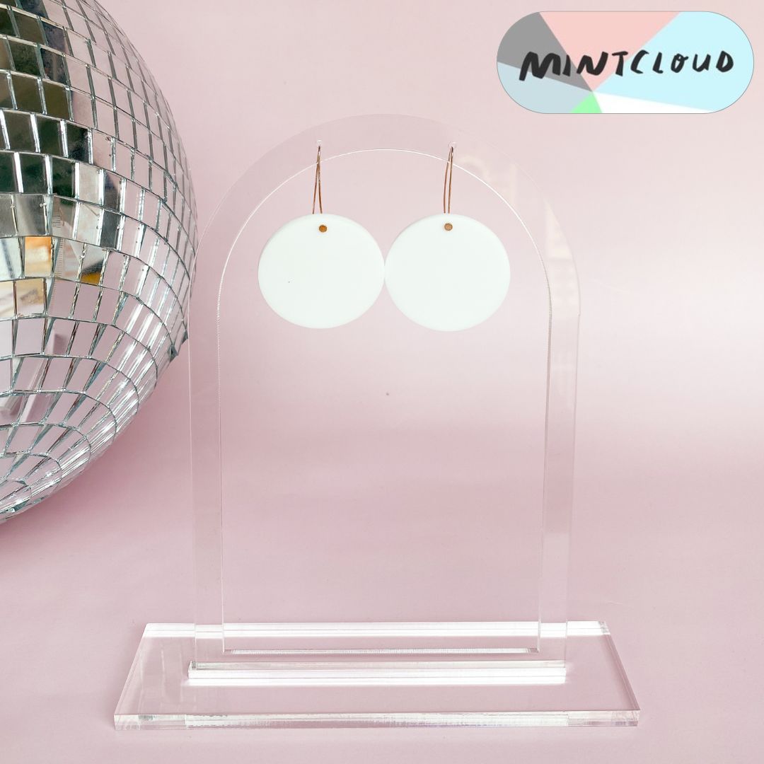 Disco Dot Dangles - Various Colours From Mintcloud Studio, an online jewellery store based in Adelaide South Australia