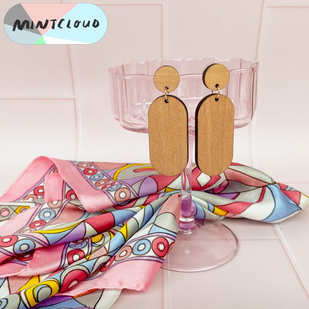 Capsule Dangles - Various Colours From Mintcloud Studio, an online jewellery store based in Adelaide South Australia