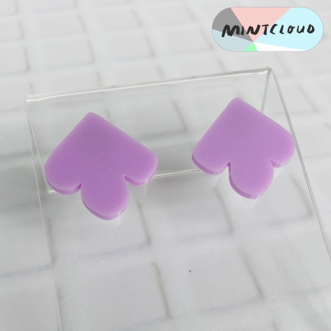 Floral Stud - Various Colours From Mintcloud Studio, an online jewellery store based in Adelaide South Australia