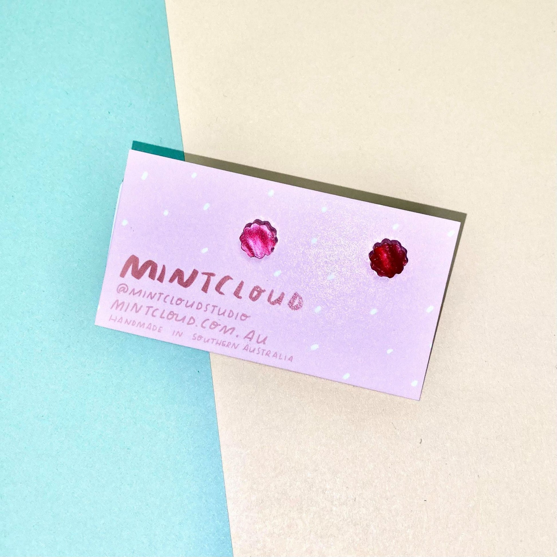 Mintcloud Earrings - Easter Bunny Tails from have you met charlie a gift shop in Adelaide south Australian with unique handmade gifts