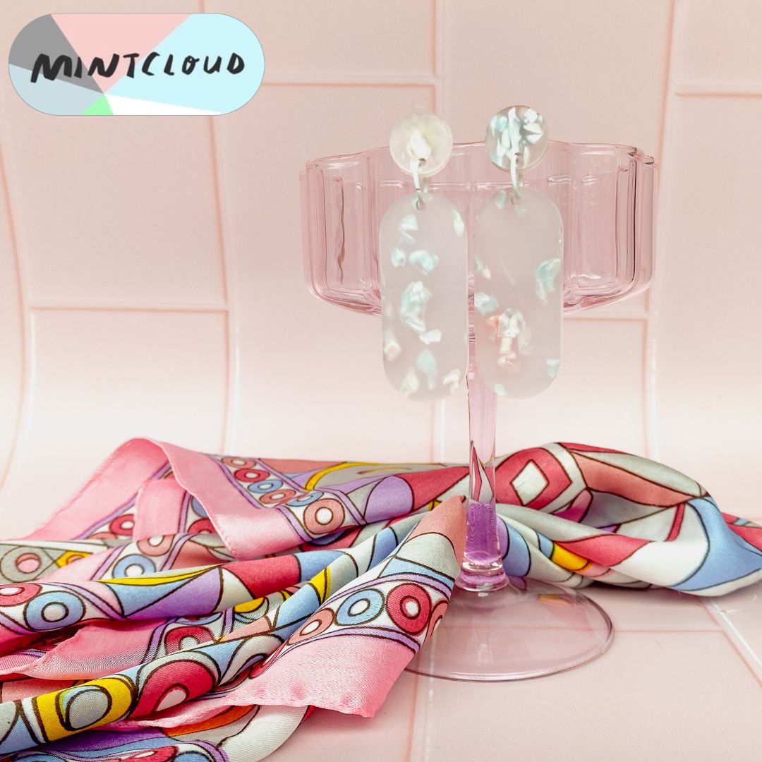 Capsule Dangles - Various Colours From Mintcloud Studio, an online jewellery store based in Adelaide South Australia