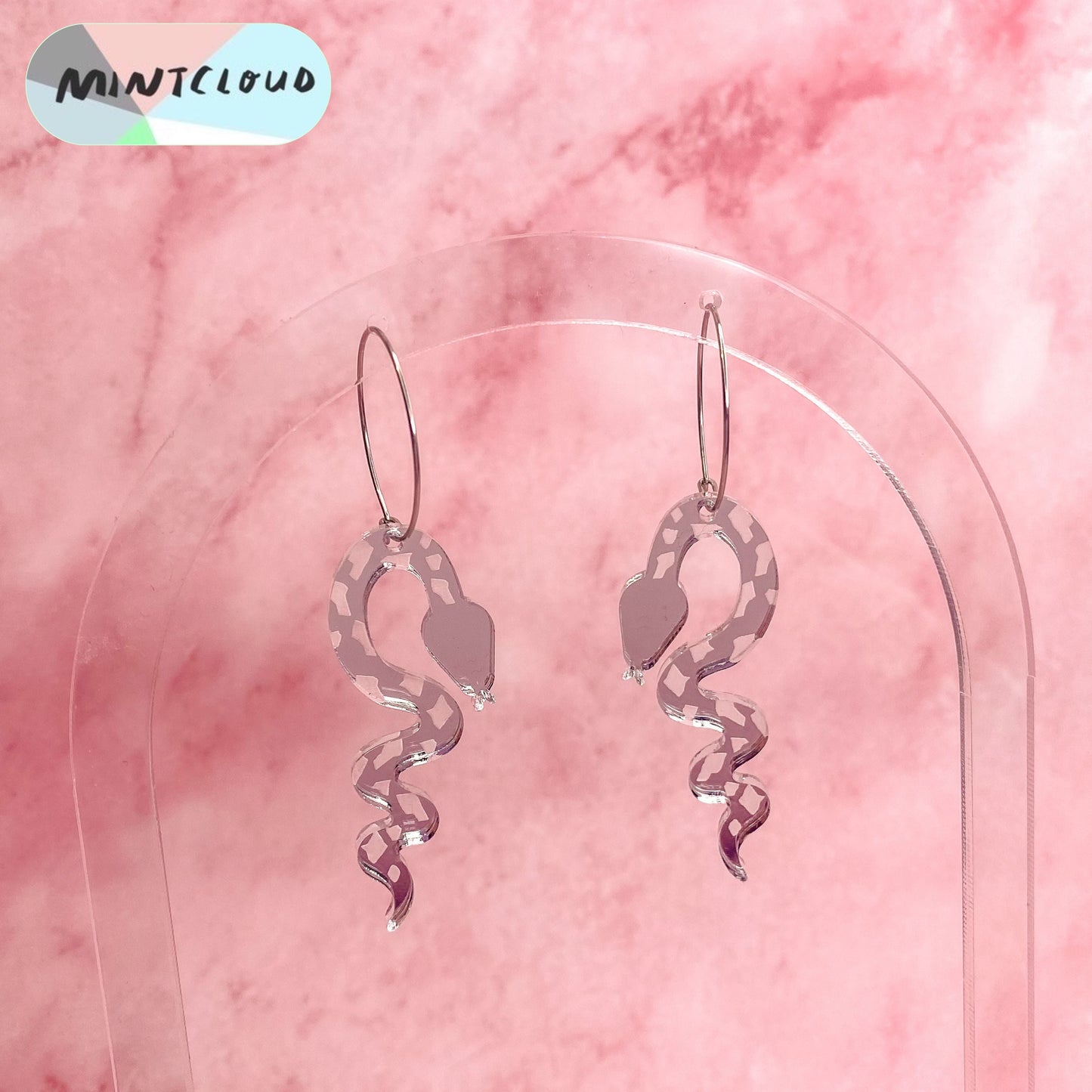 Mirror Snake Dangles - Various Colours