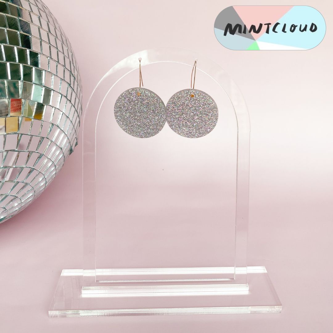 Disco Dot Dangles - Various Colours From Mintcloud Studio, an online jewellery store based in Adelaide South Australia