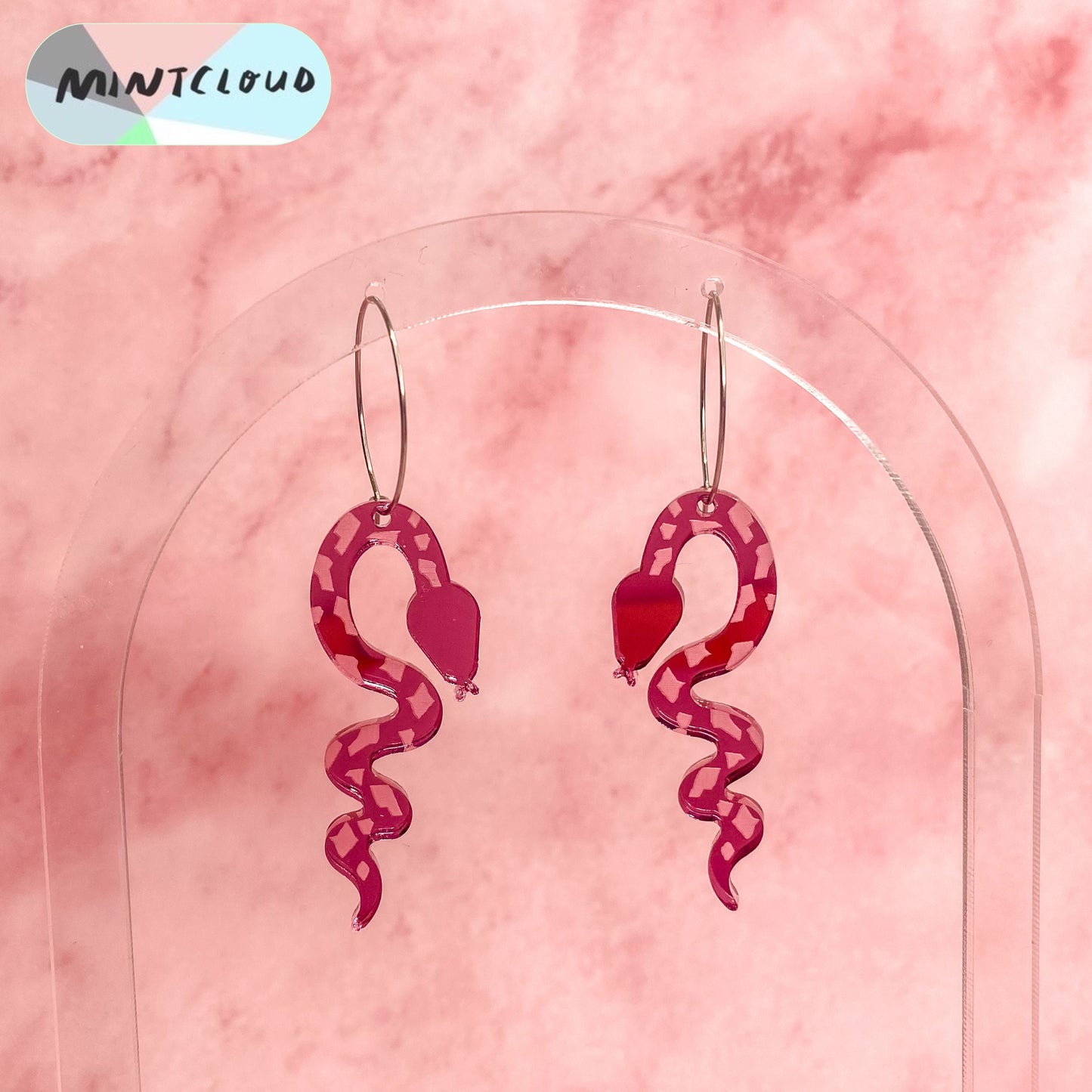 Mirror Snake Dangles - Various Colours