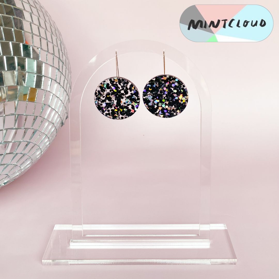 Disco Dot Dangles - Various Colours From Mintcloud Studio, an online jewellery store based in Adelaide South Australia