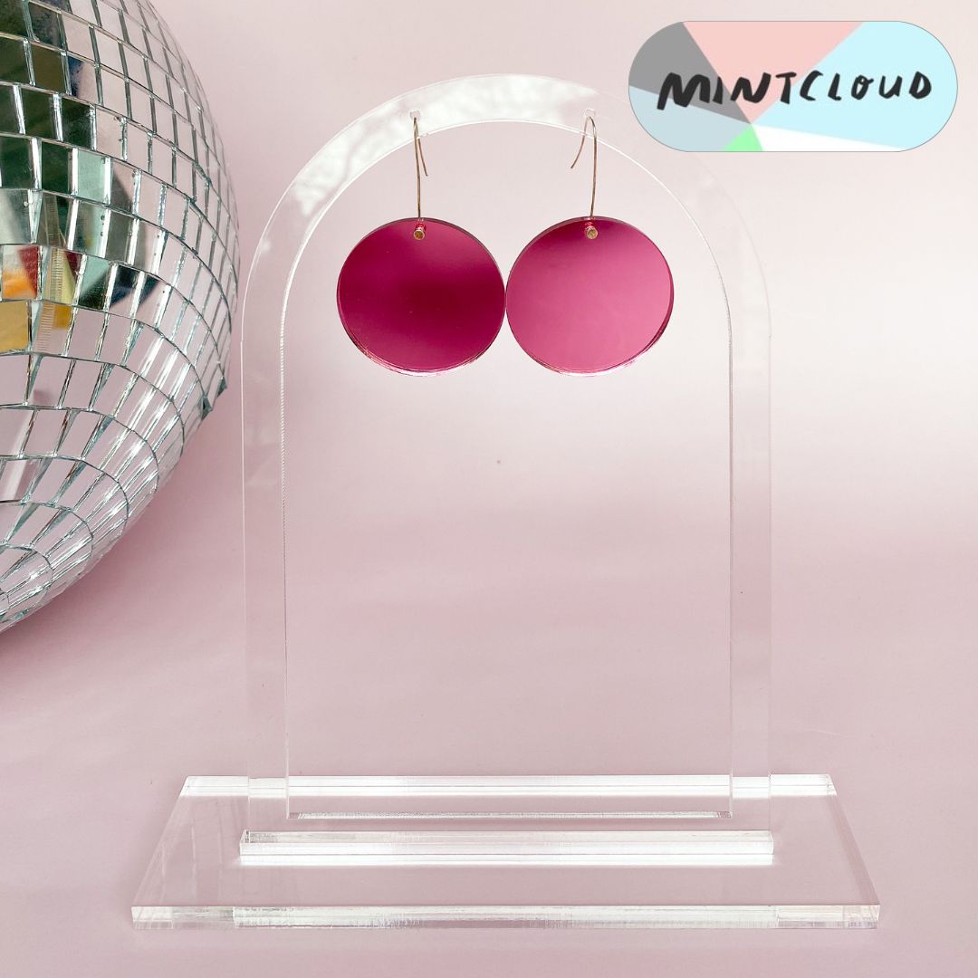 Disco Dot Dangles - Various Colours From Mintcloud Studio, an online jewellery store based in Adelaide South Australia