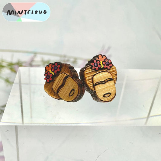 Frida Studs From Mintcloud Studio, an online jewellery store based in Adelaide South Australia