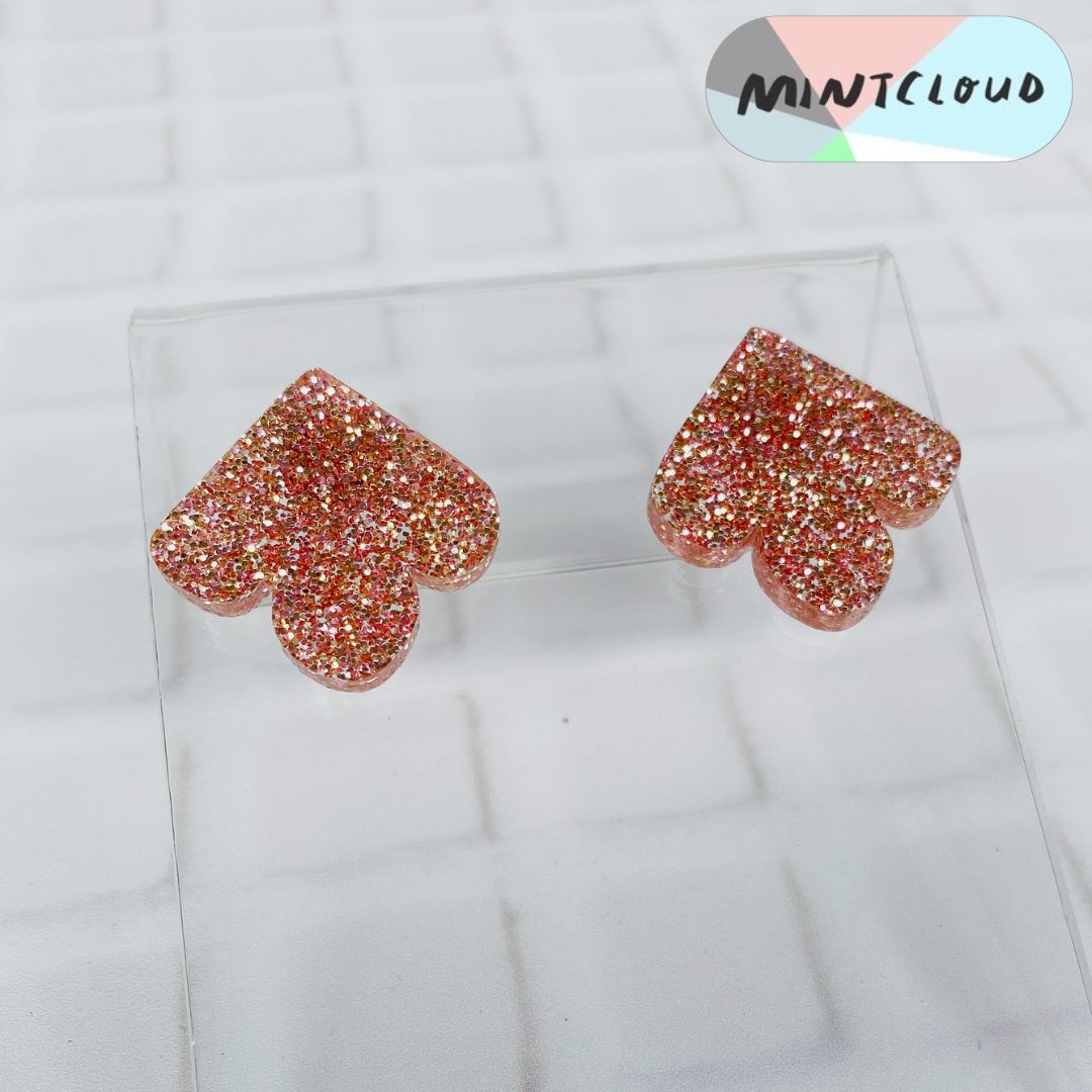 Floral Stud - Various Colours From Mintcloud Studio, an online jewellery store based in Adelaide South Australia