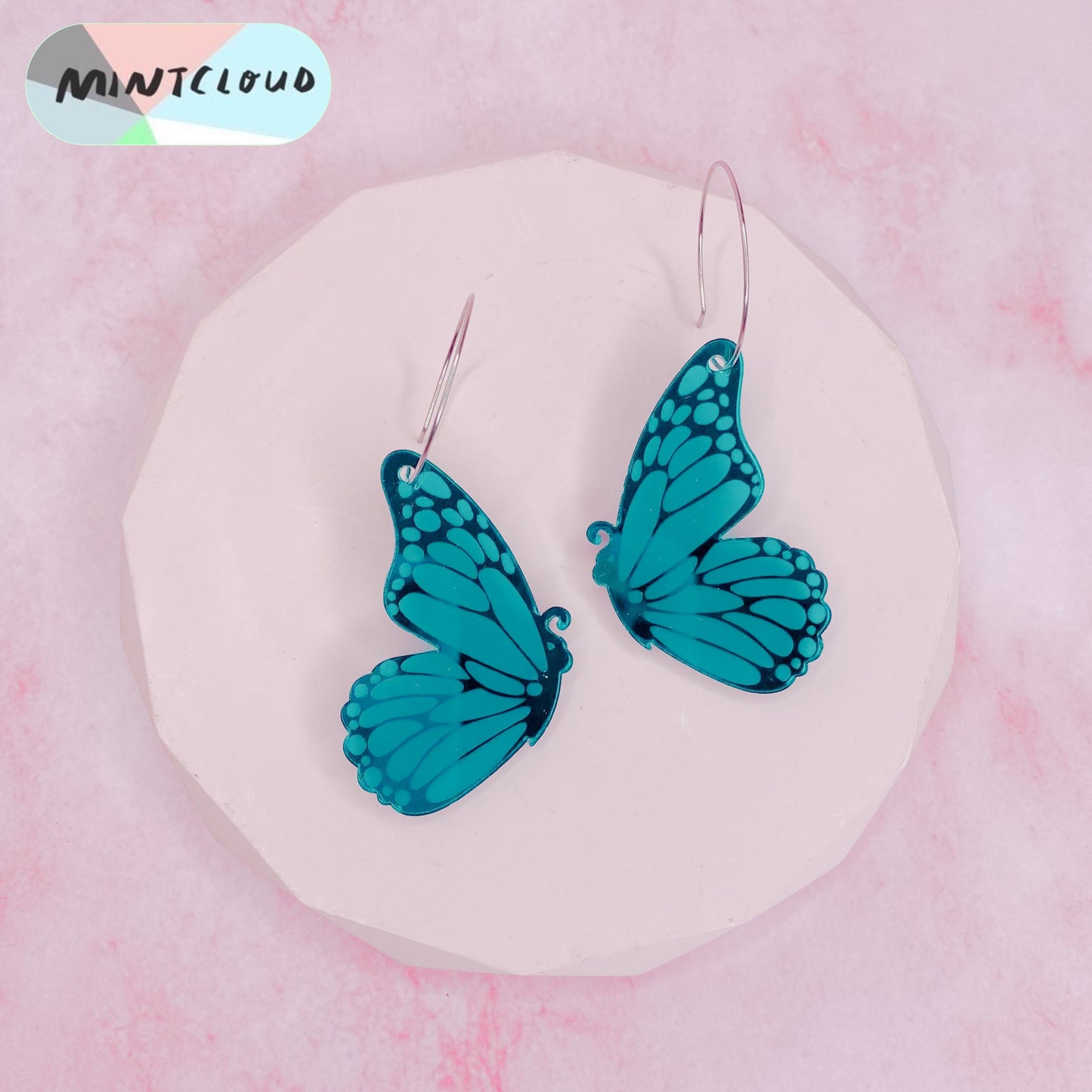 Single Butterfly Dangles - Various Colours