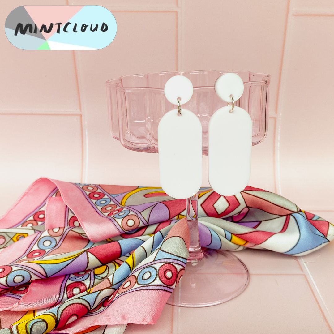 Capsule Dangles - Various Colours From Mintcloud Studio, an online jewellery store based in Adelaide South Australia
