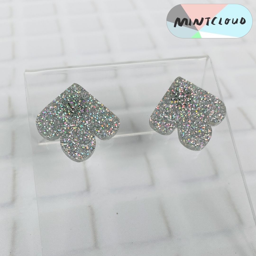 Floral Stud - Various Colours From Mintcloud Studio, an online jewellery store based in Adelaide South Australia