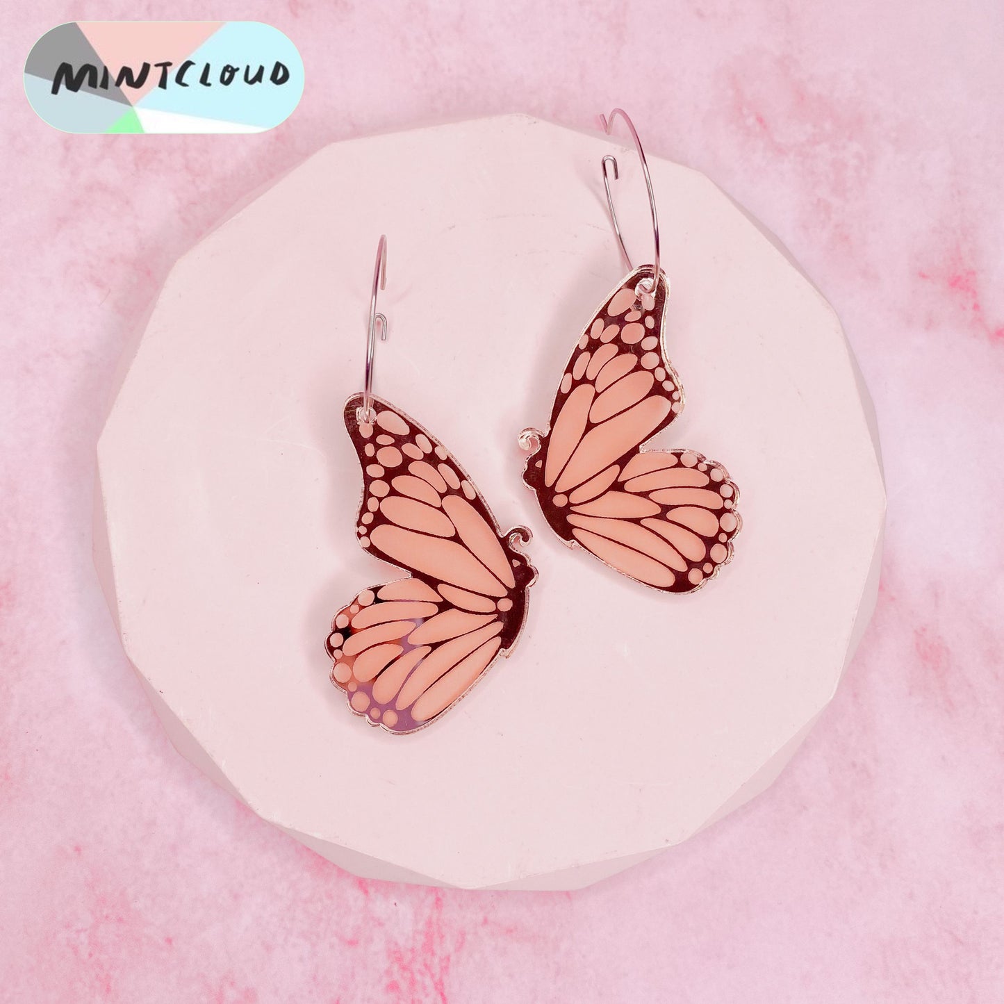 Single Butterfly Dangles - Various Colours