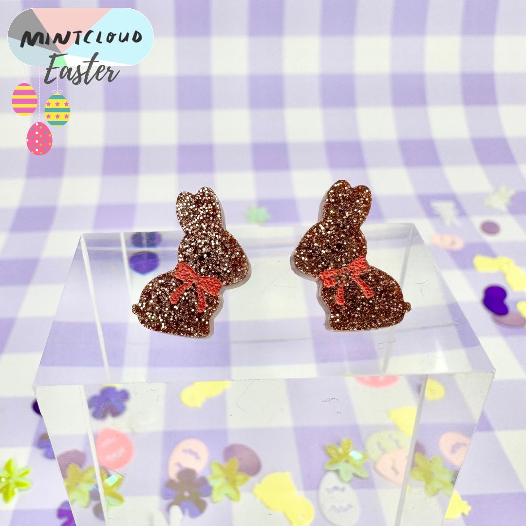 Easter Collection - Choc Bunny Studs