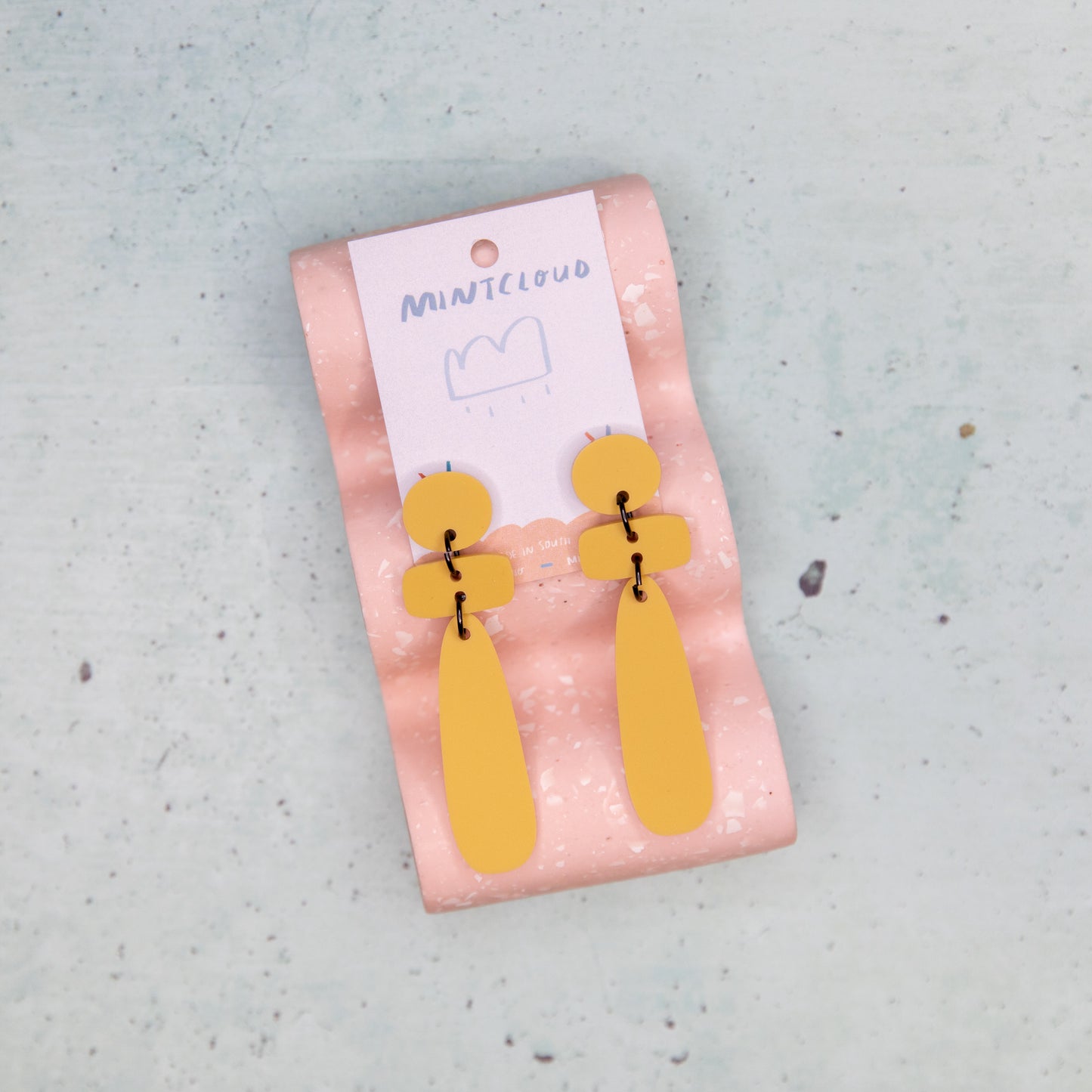 Matte Shapes Dangles - Various Colours